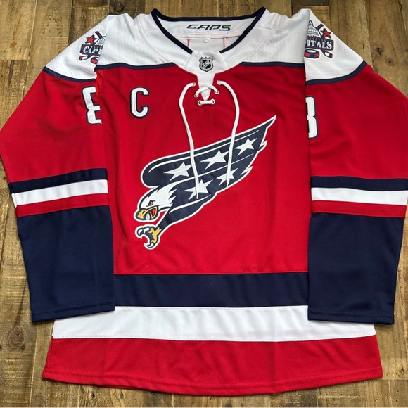 Washington Capitals Alex Ovechkin 2025 Screaming Eagle Jersey 🦅 - Picture 4 of 6